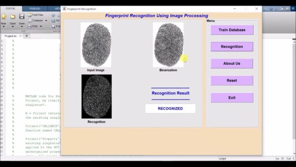 Fingerprint Recognition Using Image Processing Matlab